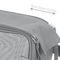 thumbnail image 3 of Neceser de malla colgante Simplify, organizador de viaje, gris, 3 of 8