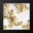 thumbnail image 2 of Bennett, Kate 20x20 Black Modern Framed Museum Art Print Titled - Gold Blossoms on White I, 2 of 5