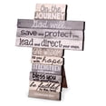 thumbnail image 1 of God Will Direct On the Journey Distressed Wood 9 Inch Stacked Wood Cross Figurine, 1 of 10