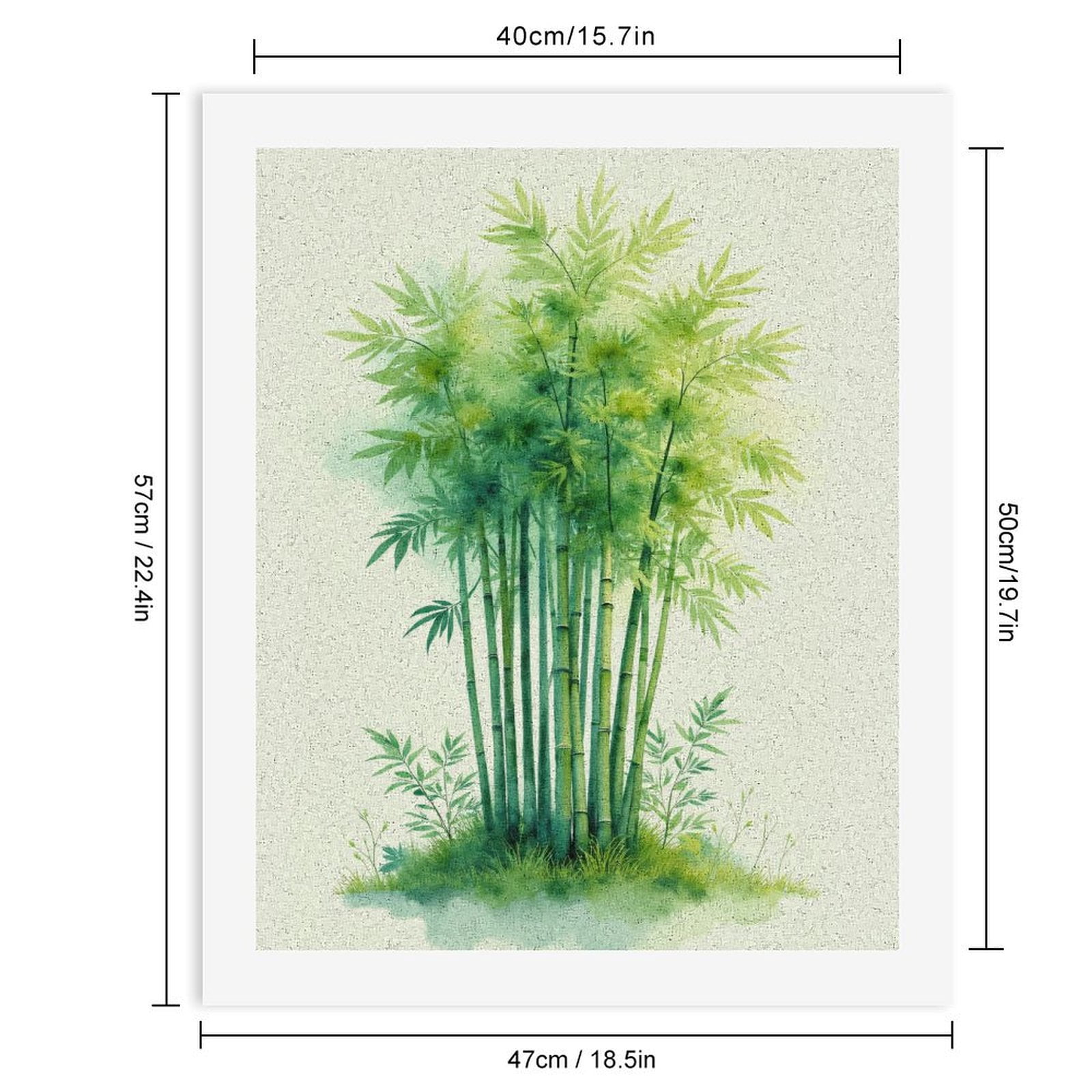 Paint By Numbers Kit for Adults Beginner - DIY Grove Watercolor Art Canvas Painting Kits for Adults, Frameless Paint By Number for Adults for Home Wall Decor 16x20 Inch