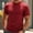 Wine, variant on Dolkfu Black Graphic Tees Minimalist Crew Neck Short Sleeve Pull-on T-Shirts Solid Modern Athletic Tops Black,S
