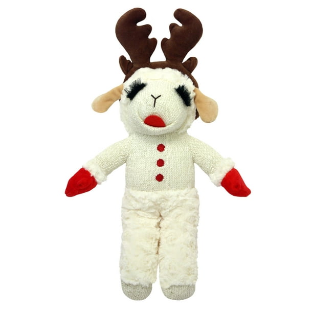 multipet lamb chop plush dog toy