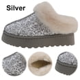 thumbnail image 2 of Pantuflas Peludas Con Lentejuelas Fdshgjhmk (Plata 39), 2 of 8
