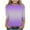 Purple, variant on Ccpelsie Girls’ Classic Crew Neck Short or Long Sleeves Tee Shirt | Soft Everyday Basic Top(Hot Pink,8-9 Years)