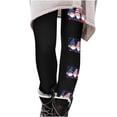 thumbnail image 3 of GaThRRgYP 4th of July Patriotic Beach Pants for Women 2024,Womens Pants Clearance fashion deals Womens Fashion Independence Day Print Leggings with Yoga Sport Elastic Pants Black XL, 3 of 5