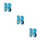 thumbnail image 5 of Moyic 6 pares de manoplas para niños, dibujos animados impermeables de invierno, copos de nieve, conejito, herramientas de protección, Type1 NO1, 5 of 6