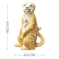 thumbnail image 3 of Imán de nevera 3D con forma de suricata de resina pintada a mano con forma de suricata, 3 of 3