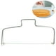 thumbnail image 3 of Cortador de tartas de acero inoxidable, 2 hilos, altura regulable, cortador de base para tartas, apto para lavavajillas, 34 cm, plateado, 3 of 7
