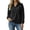 Black, variant on Smupbvky Womens Sweatshirts Trendy 3/4 Zip Pullover with Pocket Long Sleeve Drop Shoulder Casual Seam Tops Loose Fit (XL, Gray)