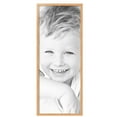 thumbnail image 2 of ArtToFrames 15" x 38" Red Oak Wood Picture Frame, 15x38 inch Brown Wood Poster Frame (WOM-4878),  Pack, 2 of 7