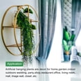 thumbnail image 4 of Uxcell 2 Pcs Artificial Hanging Plants Fake Ferns Hanging Vines Plastic for Home Garden Indoor Outdoors White, 4 of 6