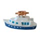 thumbnail image 3 of Modelo de barco de resina, figura de barco, accesorio de escritorio, adorno marino, decoración mediterránea para azul oscuro, 3 of 9