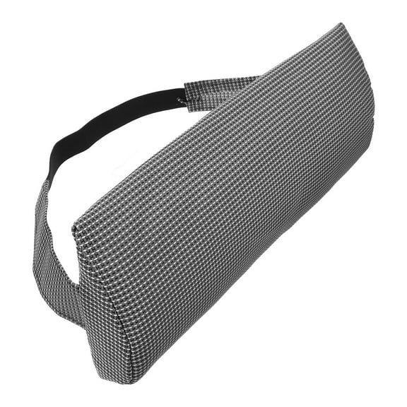 Raindrops Grey Recliner Leg Rest Cushion with Soft Sponge Filling for Comfortable Seating