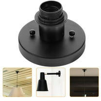 Masteelf  E26 Mini Bulb Socket Lamp Parts for Making Lamps Globe Black