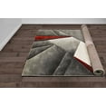 thumbnail image 6 of HR Triangle Boxes Thick Soft Plush 3D Textured Ruh 5' x 7' Area Rugs, Lava and Multicolor, 6 of 7