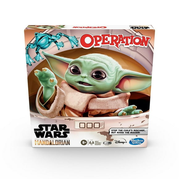 Opération : édition Star Wars The Mandalorian, jeu pour enfants, dès 6 ans, L'Enfant, appelé « bébé Yoda » par les fans, fait des bêtises