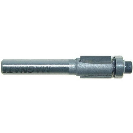 

Magnate 331 Flush Trim Router Bits three Degree Down Shear — 3/8 Overall Diameter; 1/2 Cutting Length; 1/4 Shank Diameter; 1-1/4 Shank Length