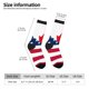 thumbnail image 2 of Balery USA Canada Flag Calcetas Largas con Estampado para Hombre y Mujer – Suaves y Transpirables, Talla Única (US 5-11), 2 of 6