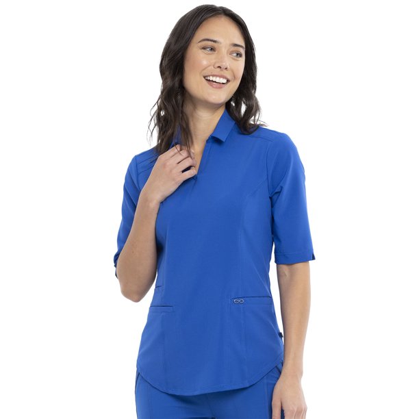 Cherokee Cherokee Infinity Scrubs Top For Women Polo CK872A, XXS