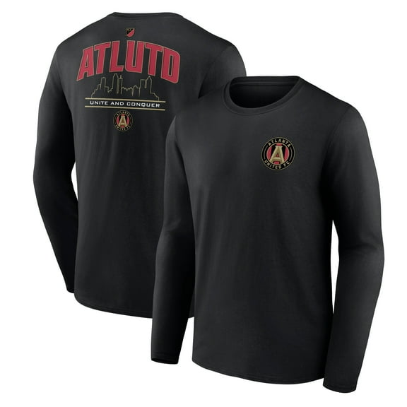 Men's Black Atlanta United FC Team Hometown Collection Long Sleeve T-Shirt