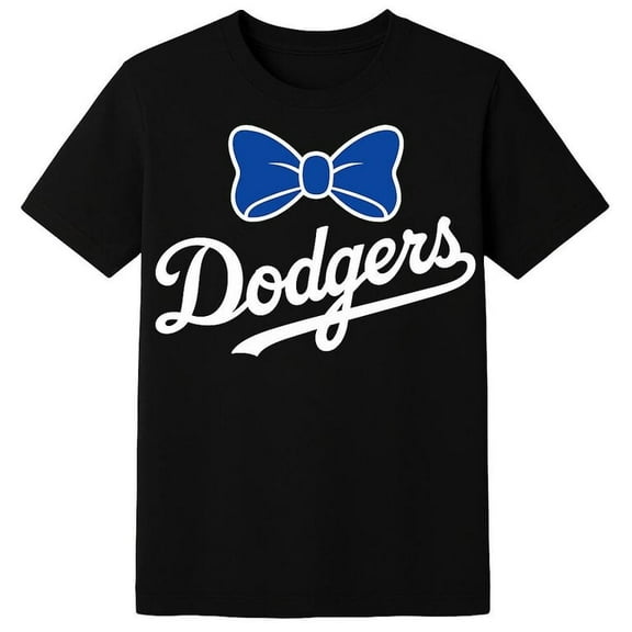 Dodgers Girl Bow Tee