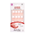 thumbnail image 1 of Puntas de Uñas KISS Salón Acrílicas Francesas Largas Nude x28, 1 of 7