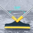 thumbnail image 3 of Floor Gap Cleaning Bristles Brush V-broom Rubber Wiper Glass Bathroom Toilet Tile Water Drying Dust Pet Hair Household Scraper, 3 of 4