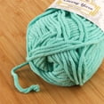thumbnail image 3 of JubileeYarn Lacery Yarn - Chunky Cotton - 100g/Skein - Marina Green - 2 Skeins, 3 of 6