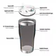 thumbnail image 4 of Vaso Térmico Portátil De Acero Inoxidable 30oz Con Calor/frí, 4 of 8
