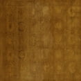 thumbnail image 1 of Ahgly Company Machine Washable Indoor Square Oriental Turquoise Blue Industrial Area Rugs, 5' Square, 1 of 4