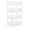 White, variant on Kitchen Details Slim 4 Shelf Plastic Freestanding Shelves, White