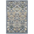 thumbnail image 2 of Nourison Home Allur All-over design Light Blue 3' x 5' Area Rug, Easy Cleaning, Non Shedding, Bed Room, Living Room, Dining Room, Kitchen (3x5), 2 of 7