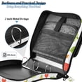 thumbnail image 4 of FORMRS Zipper Binder with Shoulder Strap 2-inch Ring 500 Sheet Capacity File Bag, White Vegetables Pattern, 4 of 5