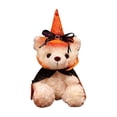 thumbnail image 2 of Halloween Teddy Bear Plush Toy, Cute Pumpkin Costume Stuffed Animal, Soft Holiday Decorative Doll, Kids Gift Accent (White), 2 of 6