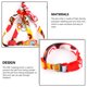thumbnail image 5 of Methold 3 unids/set collar para mascotas correa de aleación de zinc ajustable pequeño arnés para exteriores reutilizable regalos personalizados rojo M Type2 NO2 Methold PT003876-06, 5 of 6