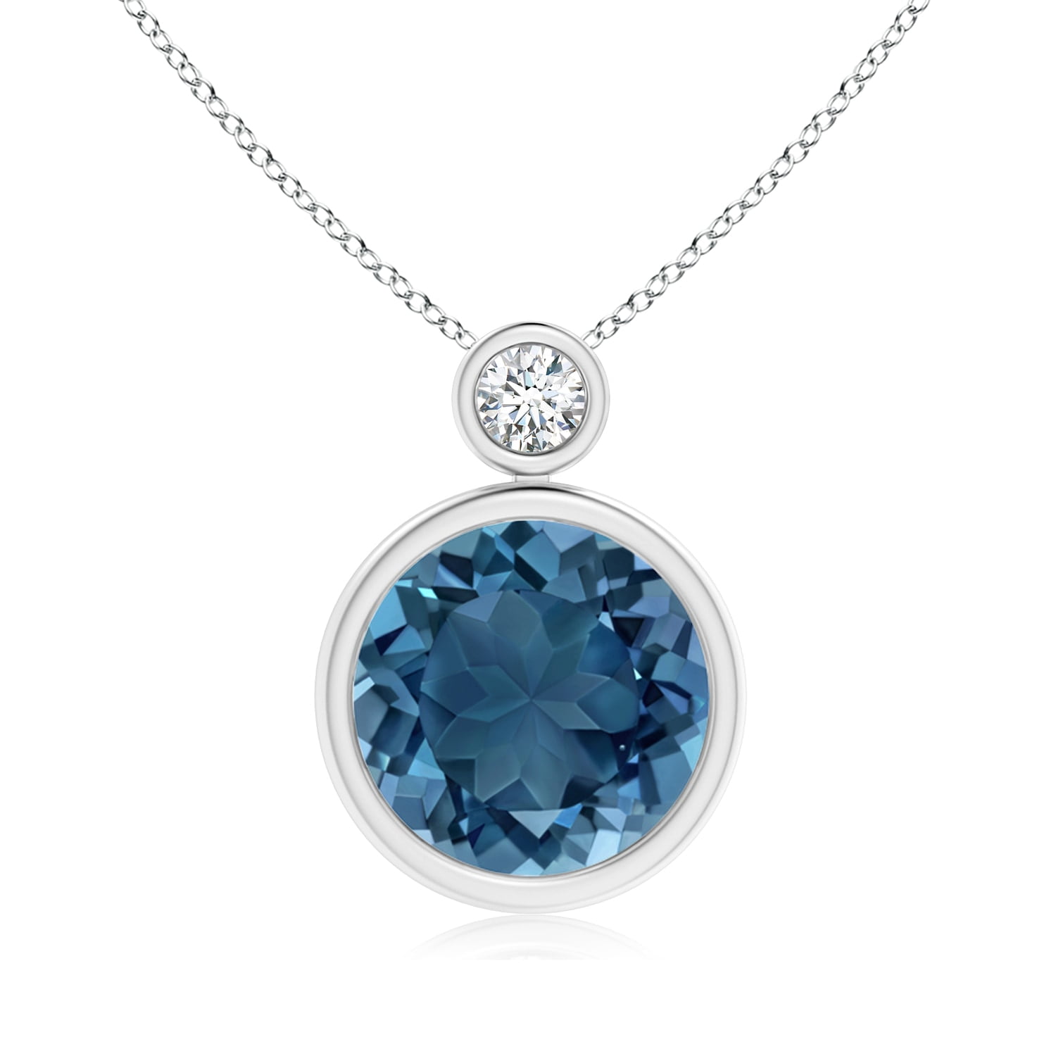 4.2 ct. London Blue Topaz Pendant 