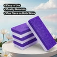 thumbnail image 7 of Foot Pumice Stone 4 Pack Pedicure Stone for Feet Pumice Sponge for Feet Callus Remover and Scrubber Double Sided Pedicure Foot Pumice Stone for Feet and Heels Callus and Dead Skins (Purple), 7 of 7