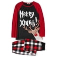 thumbnail image 3 of Conjunto de pijama de reno feliz Navidad, 3 of 5