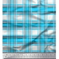 thumbnail image 1 of Soimoi Rayon Fabric Gingham Check Print Sewing Fabric Yard 42 Inch Wide, 1 of 3