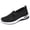 Black, variant on Womens Breathable Slip on Mules Cut out Summer Beach Closed Toe Comfortable Clogs Mesh Soft Sole Arch Support Backless Outdoor Sneakers Brown Size 6.5