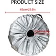 thumbnail image 2 of Tire Protective Cover, for Diameters up to 25 Inches, Spare Tire Cover, Spare Wheel Hubcap Protection, Waterproof Wheel Tire Cover, for Trailer, Car, Truck, 2 of 5