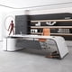 thumbnail image 4 of High Quality Boss Office Desk Organizer Unique Designer Customized Computer Desks Reading European Escritorio Office Furniture My Lux Decor Round, 4 of 10