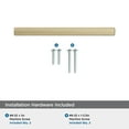 thumbnail image 5 of Amerock Merced 5-1/16 inch (128mm) Center-to-Center Golden Champagne Cabinet Pull, 5 of 7