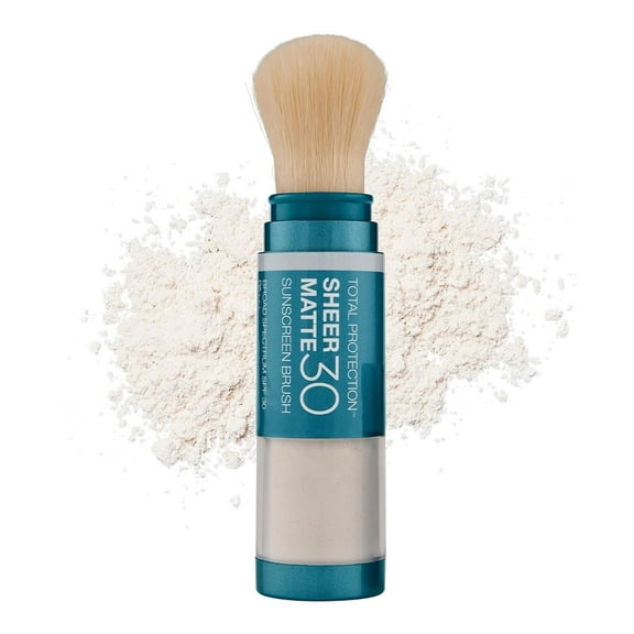 Colorescience Sunforgettable Total Protection Sheer Matte SPF 30 Sunscreen Brush, 0.15 oz