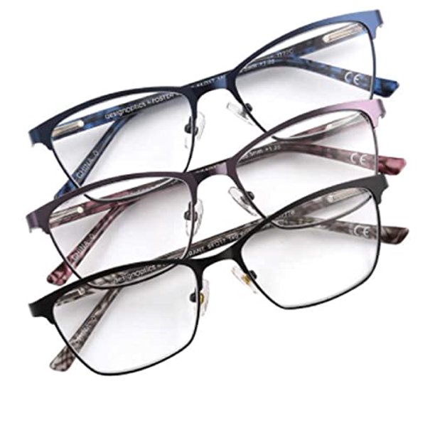 Design Optics by Foster Grant Addie Square Cat Eye Reading Glasses, 3