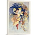 thumbnail image 1 of ARTCANVAS La Comedie Canvas Art Print by Jules Cheret - Size: 40" x 26" (1.50" Deep), 1 of 9