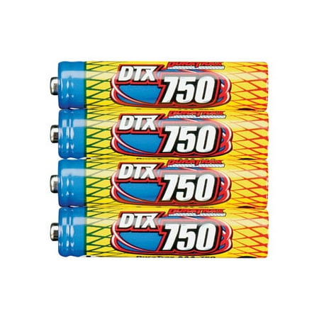 1.2v Cell - 750mAh AAA 1.2V NiMH Cell (4) Multi-Colored