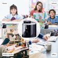 thumbnail image 5 of RV 1 sacapuntas eléctrico, sacapuntas eléctrico y a pilas para niños, sacapuntas automático inalámbrico para la escuela, el hogar, la oficina, el aula y más brillar Electrónica, 5 of 5