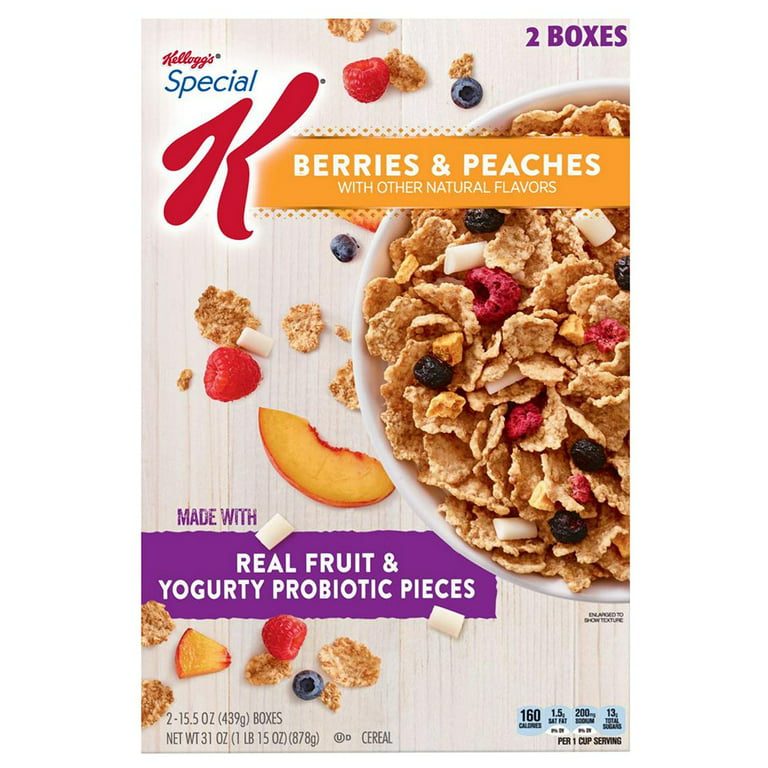 Kellogg's Special K Nourish Berries & Peaches Cereal, 2 pk.