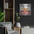 thumbnail image 4 of Luxe Metal Art 'Okay, But First Craft Beer' by Mollie B., Metal Wall Art, 24"x24", 4 of 8